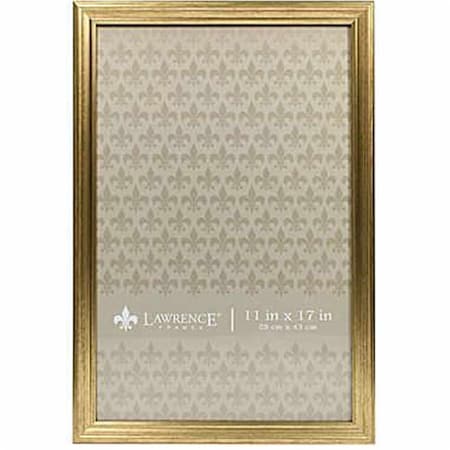 Lawrence Frames LawrenceFrames 11 x 17 in. Sutter Burnished Picture Frame, Gold LA328088